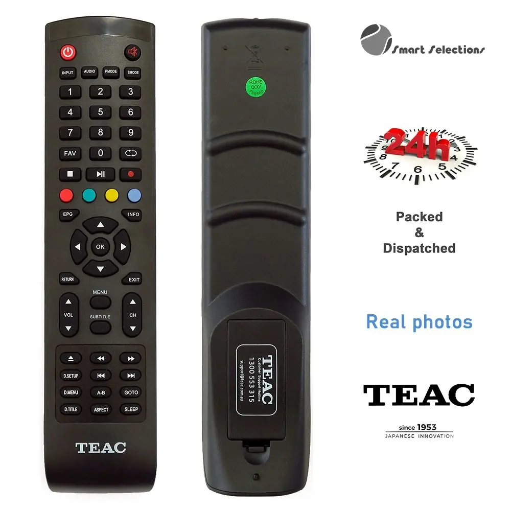 Teac TV DVD COMBO Original Remote Control TRC1000 240602000542 GD3 A1 A317 A118 SERIES