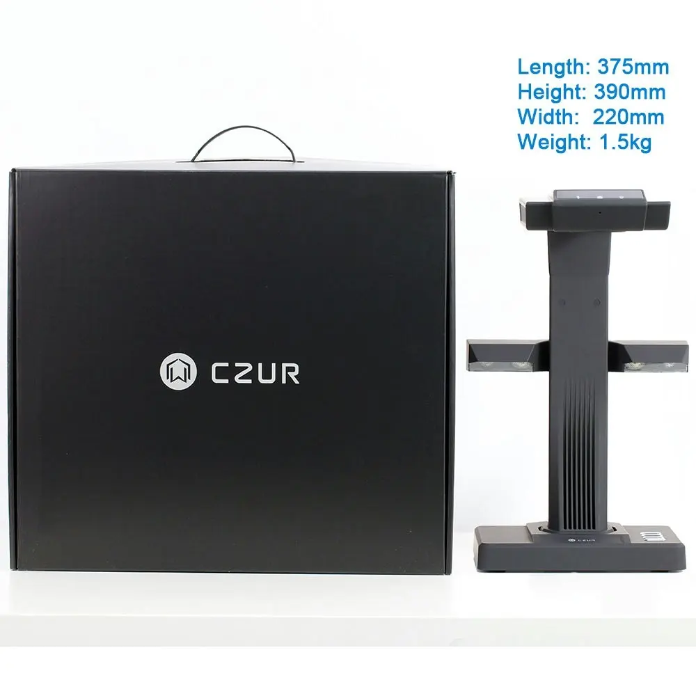 CZUR ET24PRO Incomparable Professional Book Scanner 24 Megapixels 320 DPI OCR