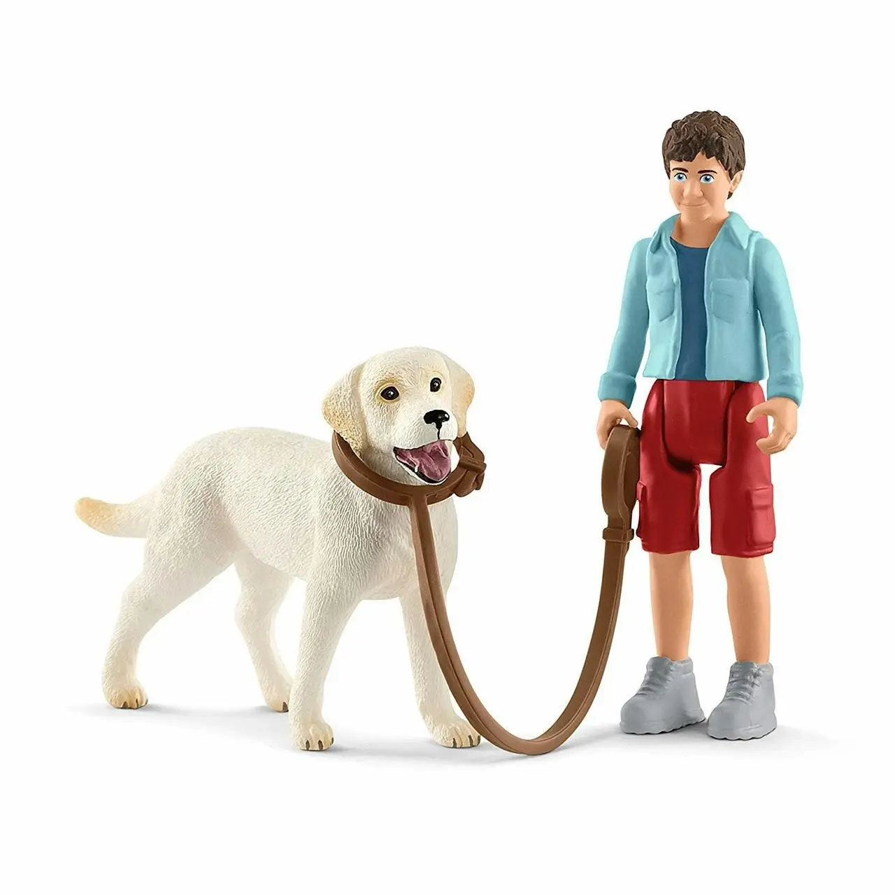 Schleich-Walking with Labrador Retriever | SC42478