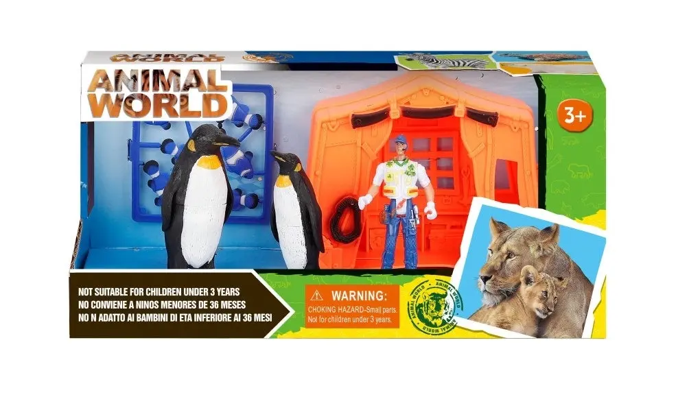 Animal World Penguins Playset