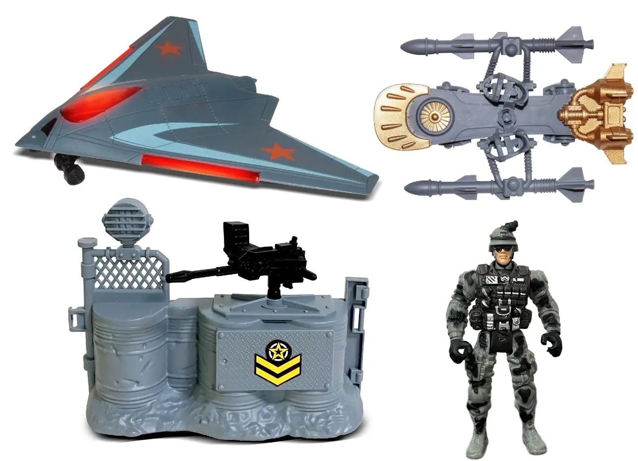 Military Fighter Scene Set