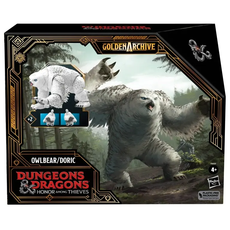 Dungeons & Dragons Honor Among Thieves Golden Archive Owlbear/Doric 15cm