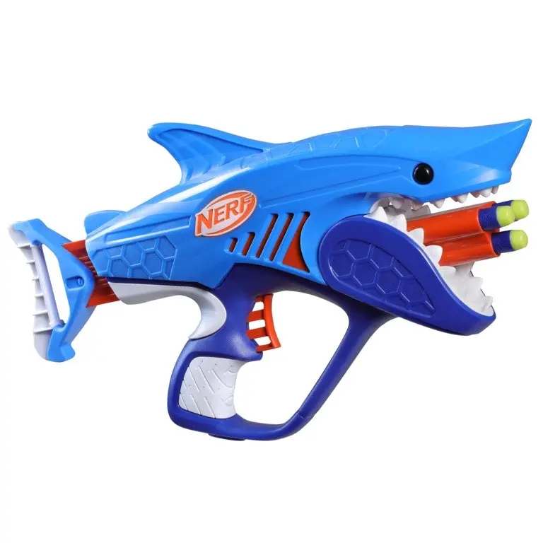 Nerf Wild Sharkfire Easy Play Dart Blaster - 8 Nerf Elite Darts