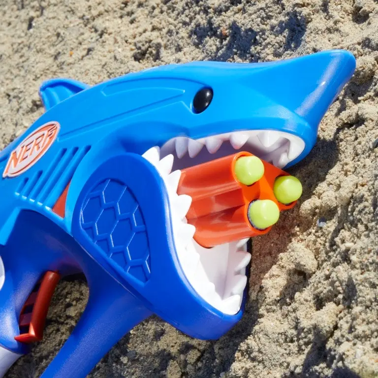 Nerf Wild Sharkfire Easy Play Dart Blaster - 8 Nerf Elite Darts