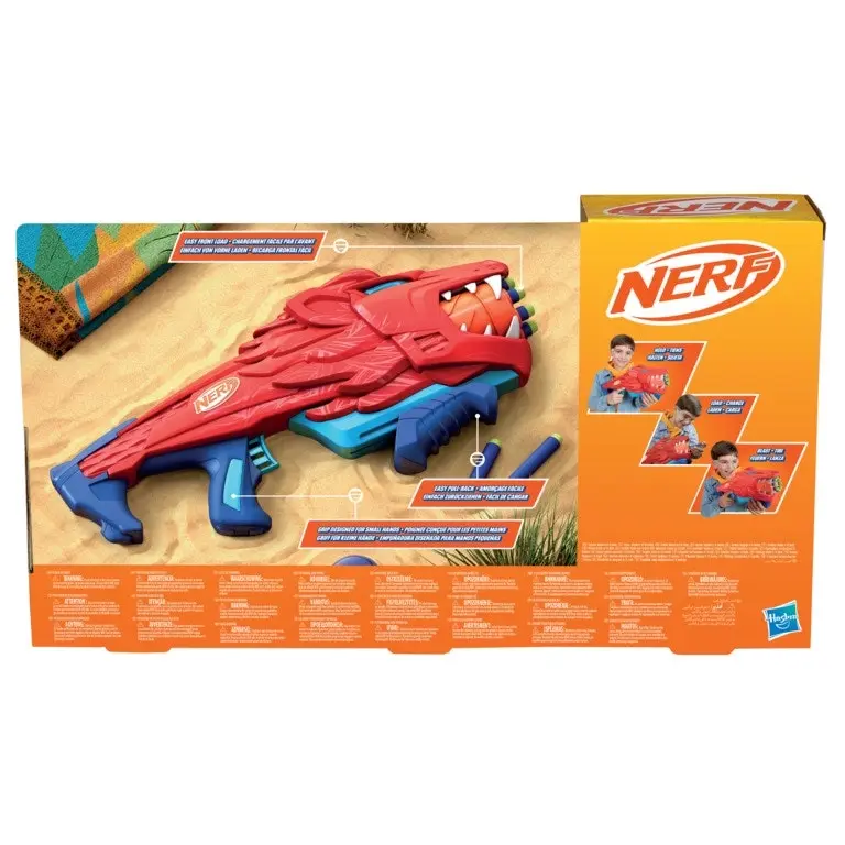 Nerf Junior Wild Lionfury Easy Play Dart Blaster - 16 Nerf Elite Darts