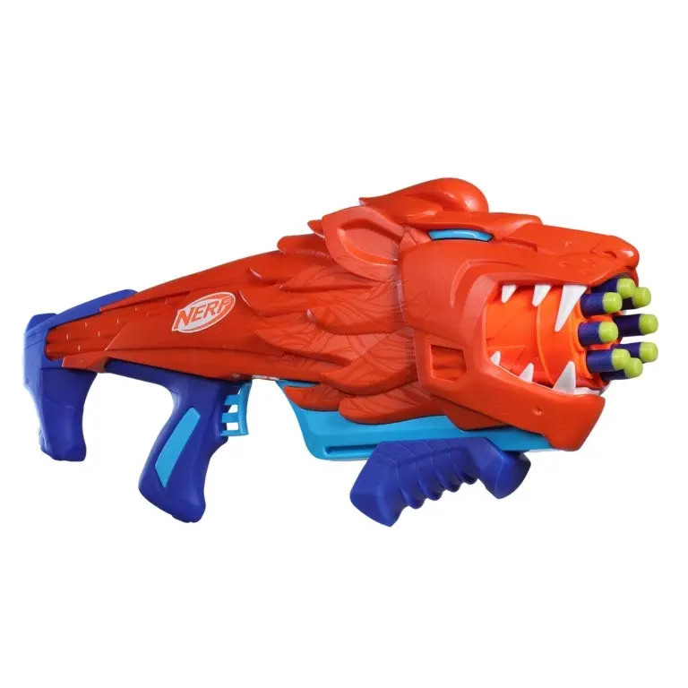 Nerf Junior Wild Lionfury Easy Play Dart Blaster - 16 Nerf Elite Darts