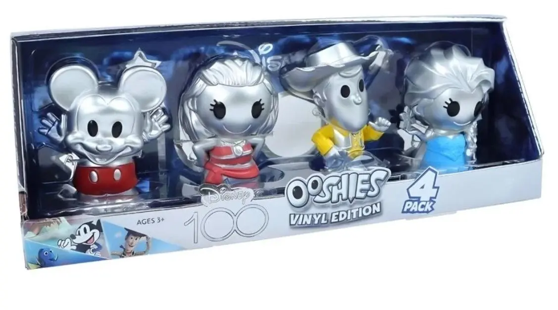 Disney 100 Ooshies Vinyl Edition 4 Pack