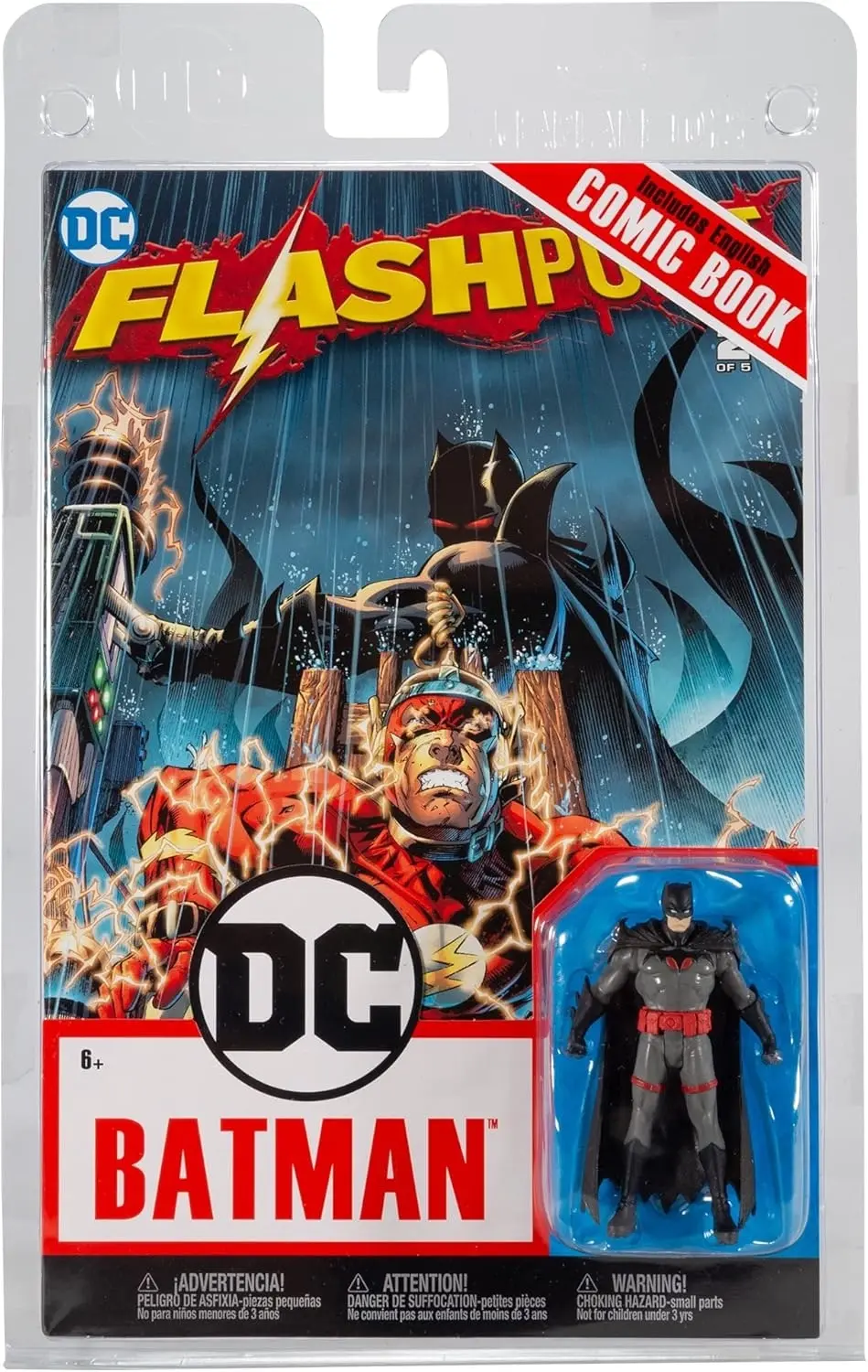 DC Direct Flashpoint - Page Punchers 3" Batman Figure with Comic