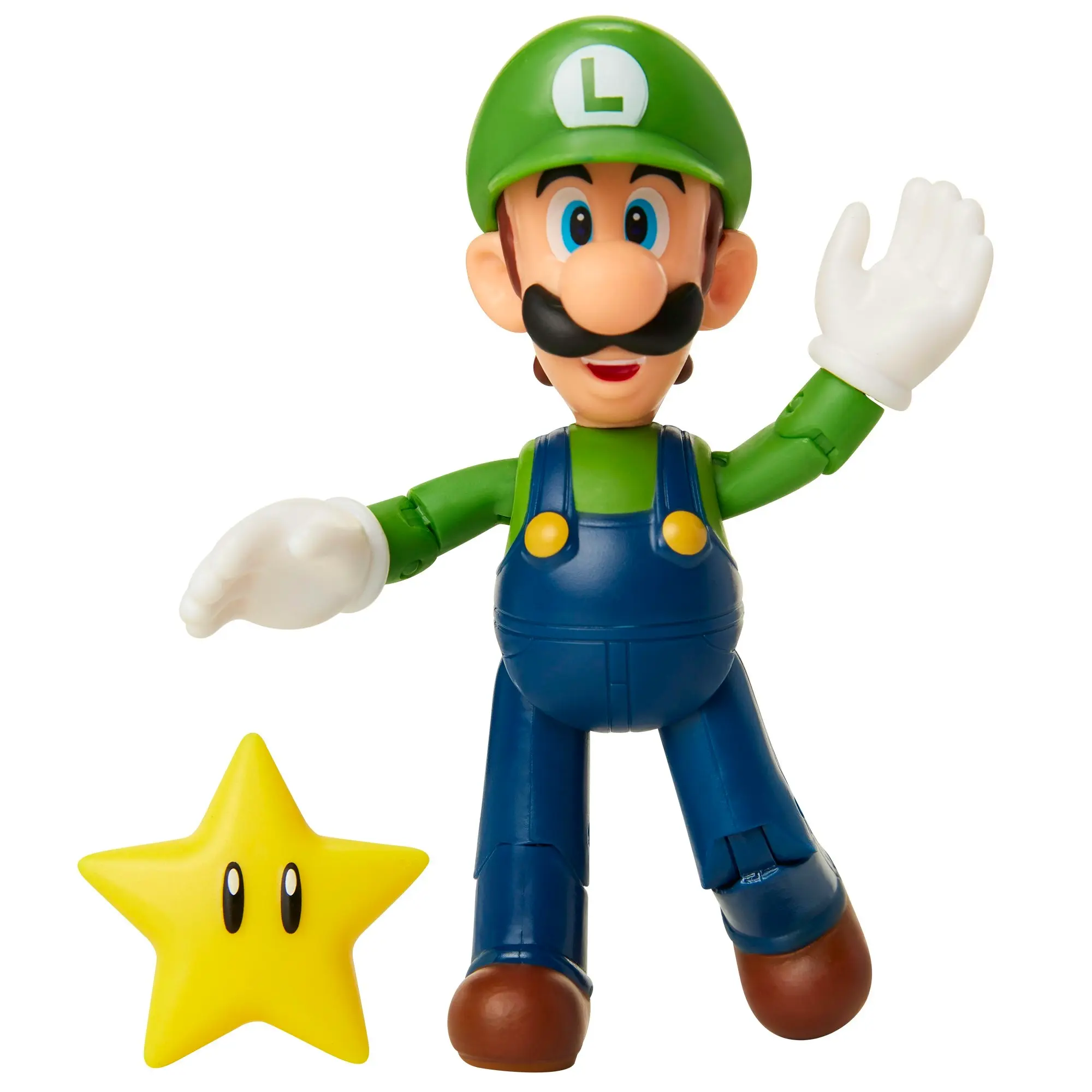 Nintendo Luigi With Star 4-ianch Figure