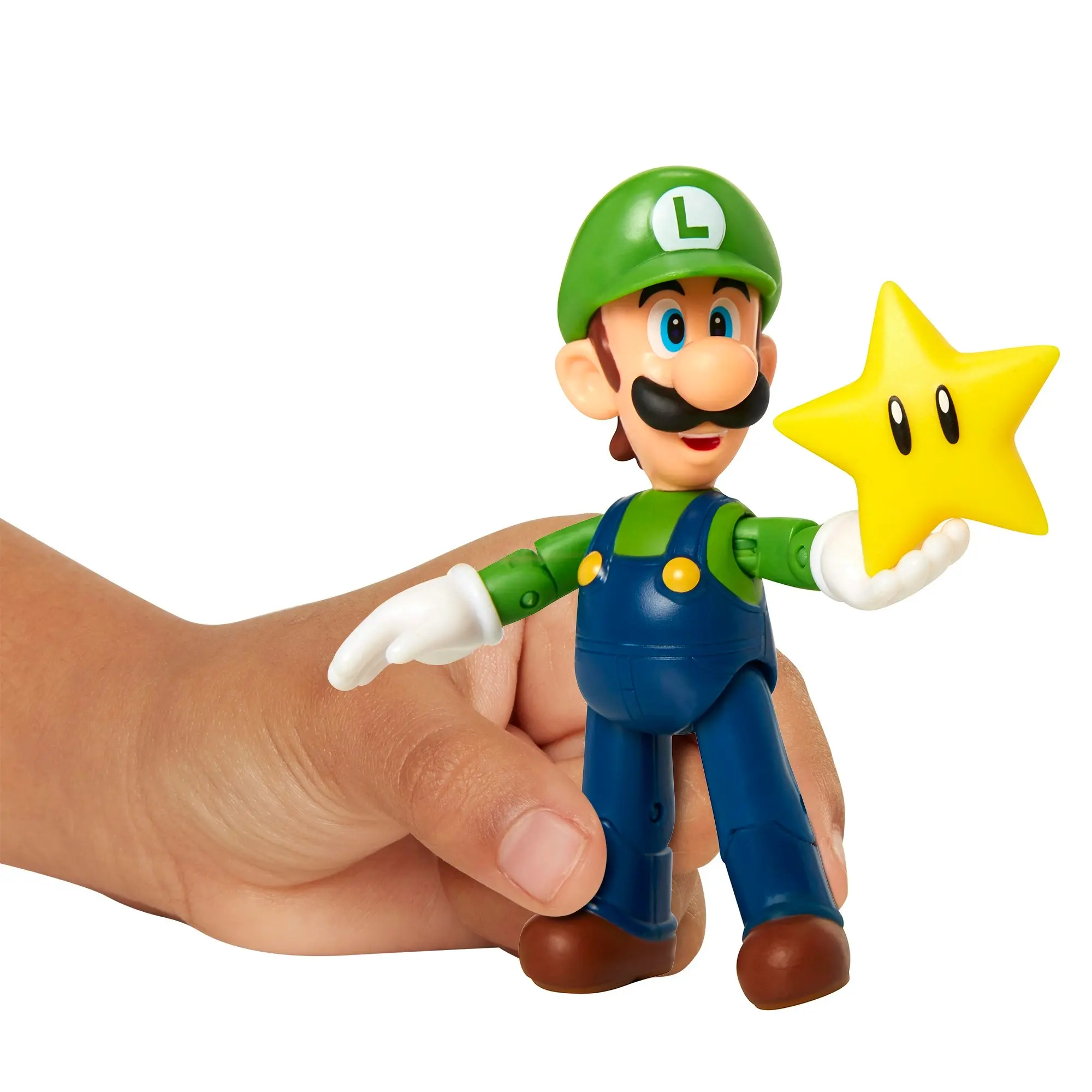 Nintendo Luigi With Star 4-ianch Figure