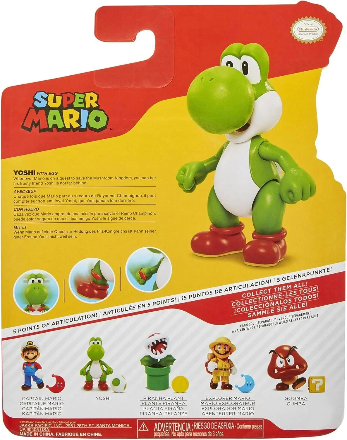 Nintendo Yoshi with Green Egg 4-inch Figure