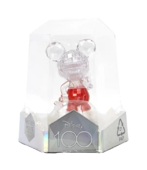 Disney 100 Mickey Mouse 4" Crystal Figure