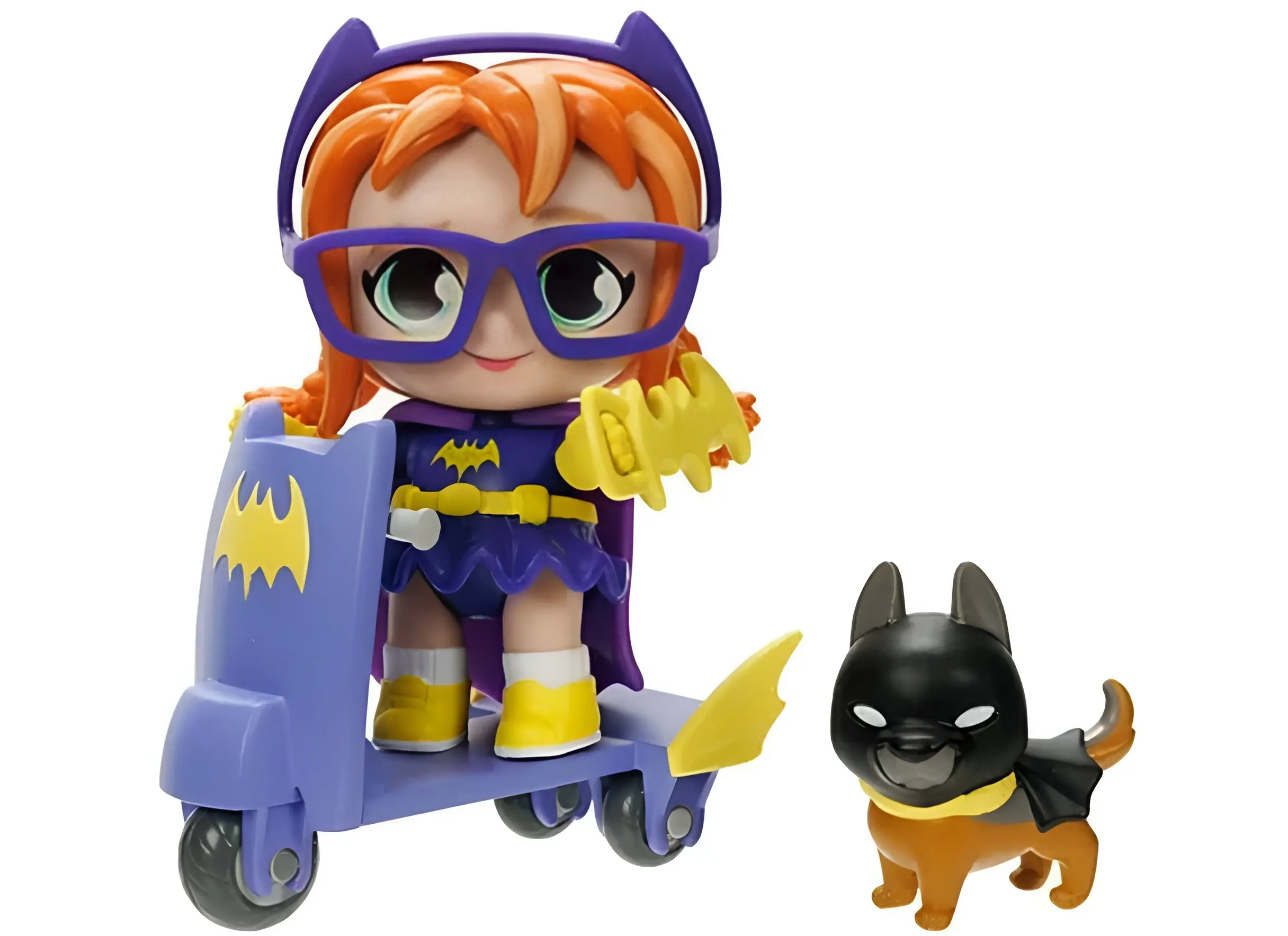 DC Super Hero Girls Mini Doll 3" Batgirl with Scooter & Pet Playset