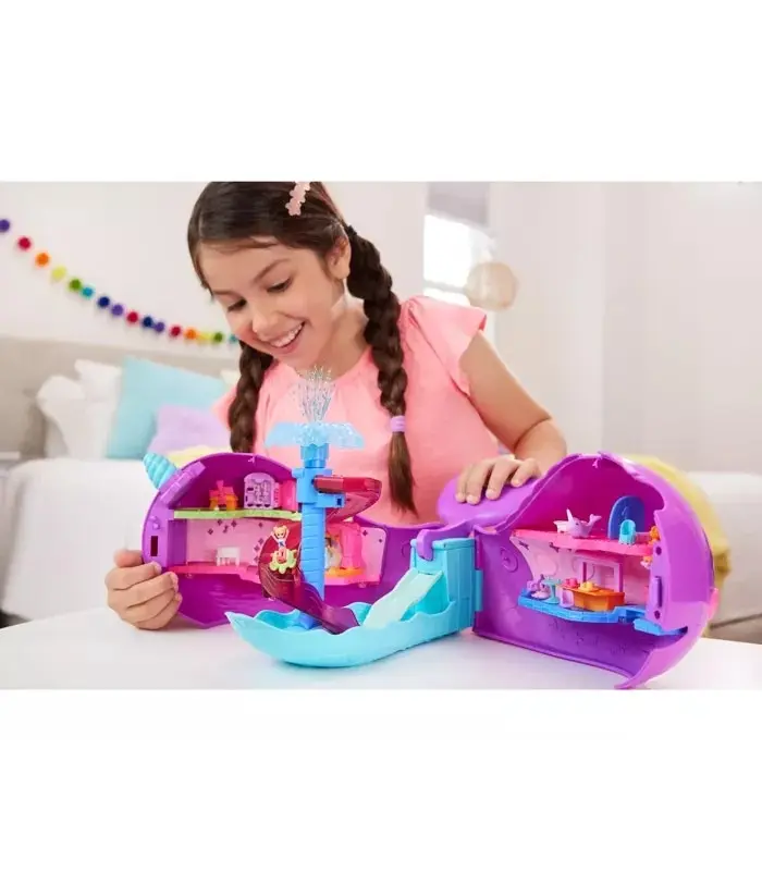 Polly Pocket Sparkle Cove Adventure Narwhal Adventurer Boat