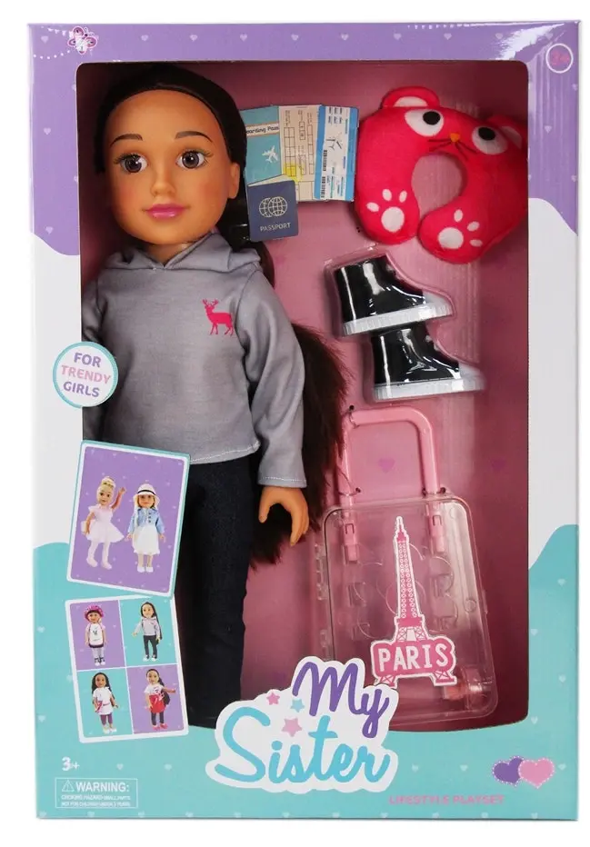 My Sister 18" Doll Traveling Playset