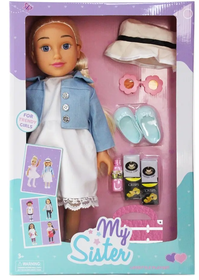 My Sister 18" Doll Picnic Playset