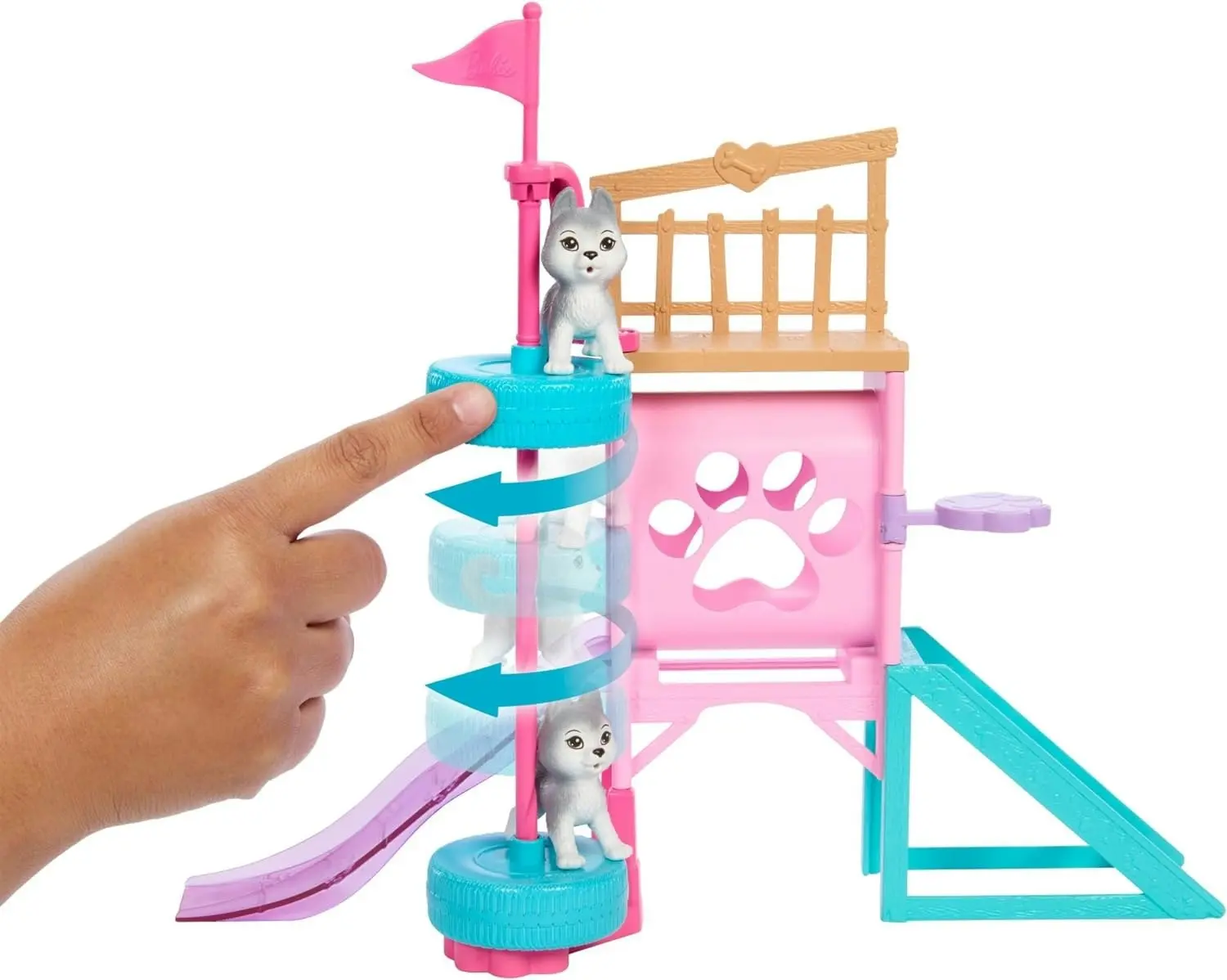 Barbie Stacie & Puppies Playset