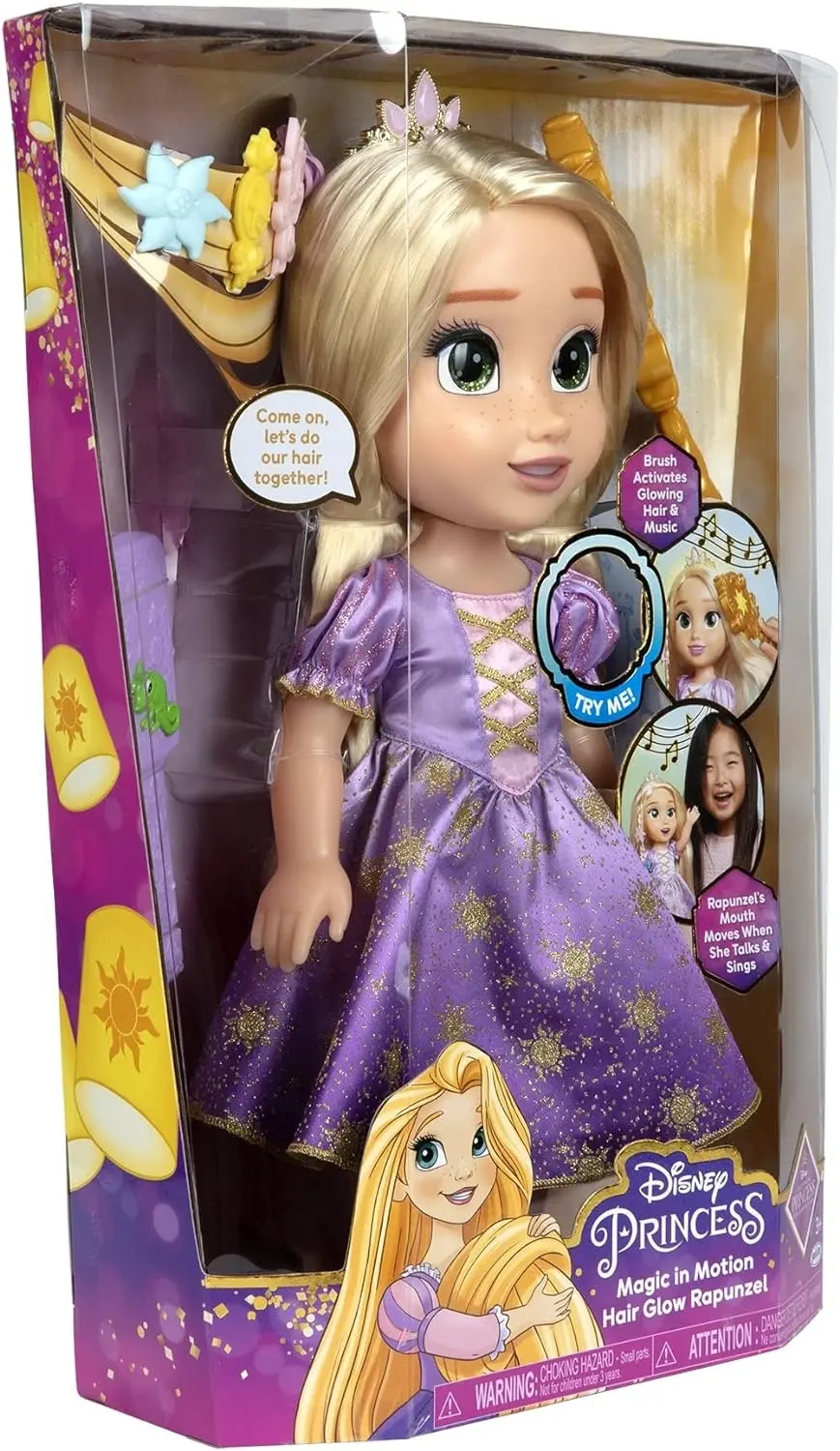 Disney Princess Rapunzel Singing Doll with Glowing Hair & Music