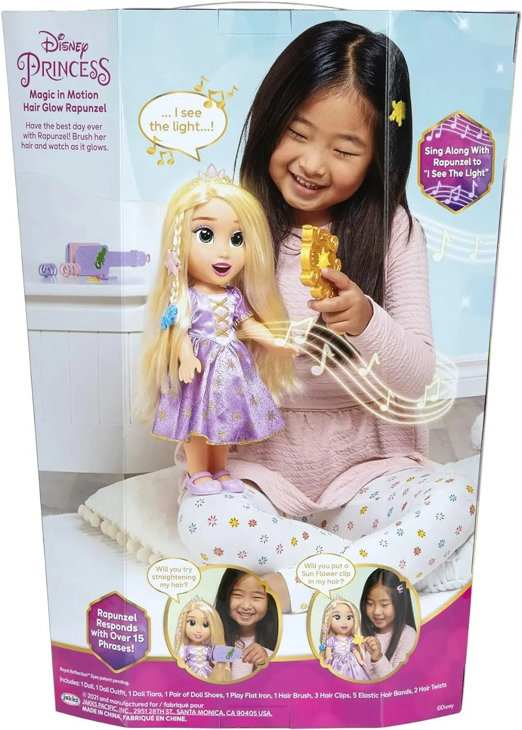 Disney Princess Rapunzel Singing Doll with Glowing Hair & Music