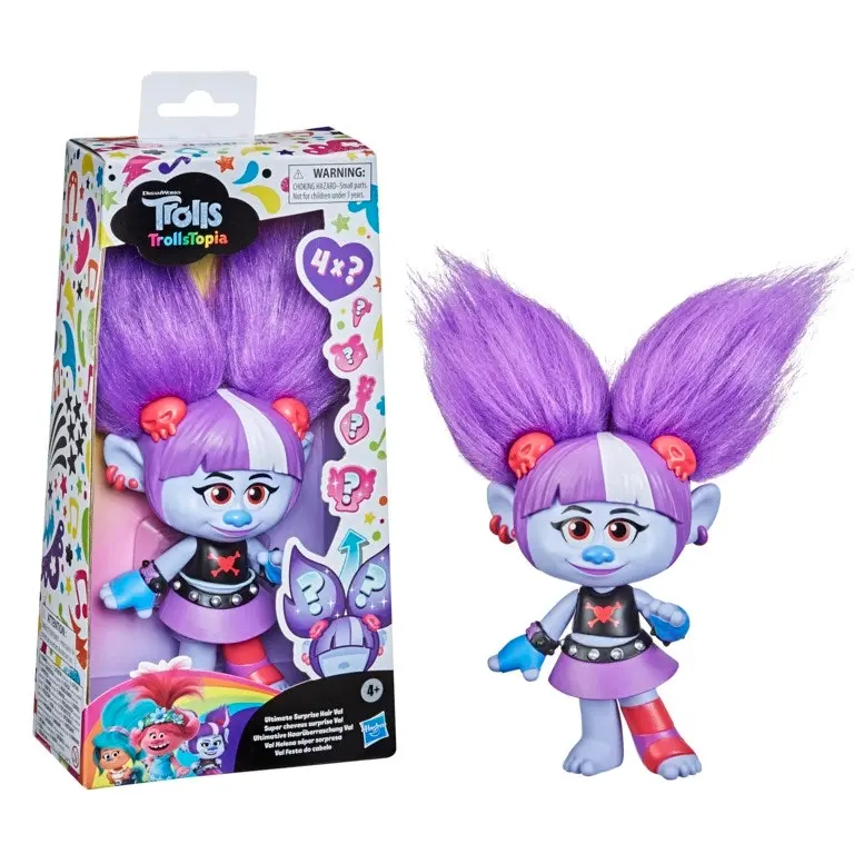 Dreams Works TrollsTopia Ultimate Surprise Hair Val