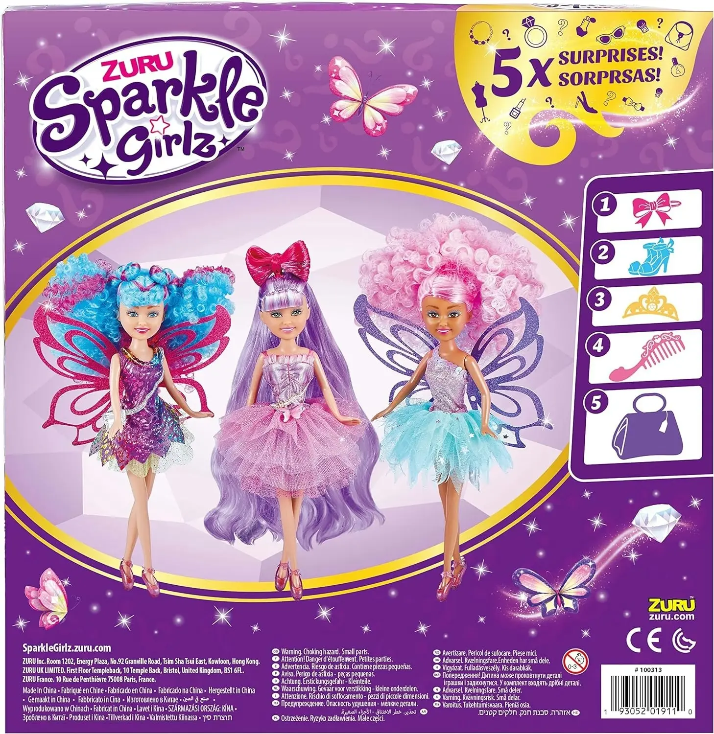 Sparkle Girlz Hair Dreams Rainbow Fairy 2024