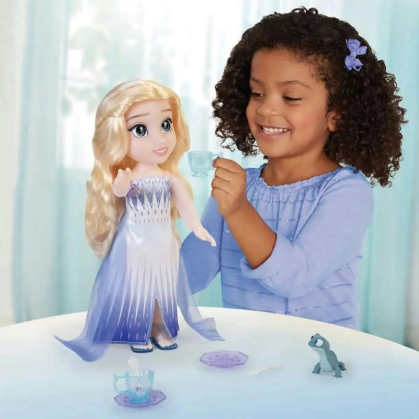 Disney Princess Doll Tea Time For Two with Elsa & Olaf 14"