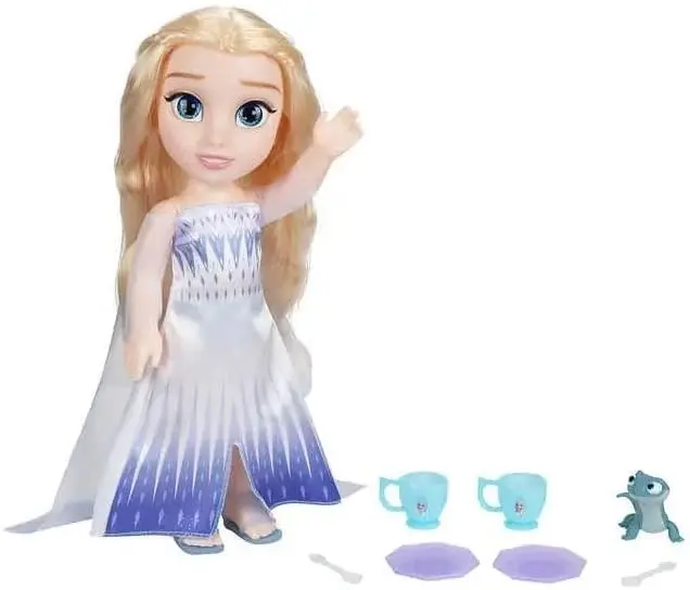 Disney Princess Doll Tea Time For Two with Elsa & Olaf 14"