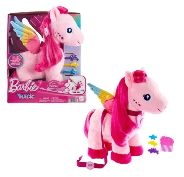 Barbie A Touch of Magic Walk & Flutter Pegasus Plush