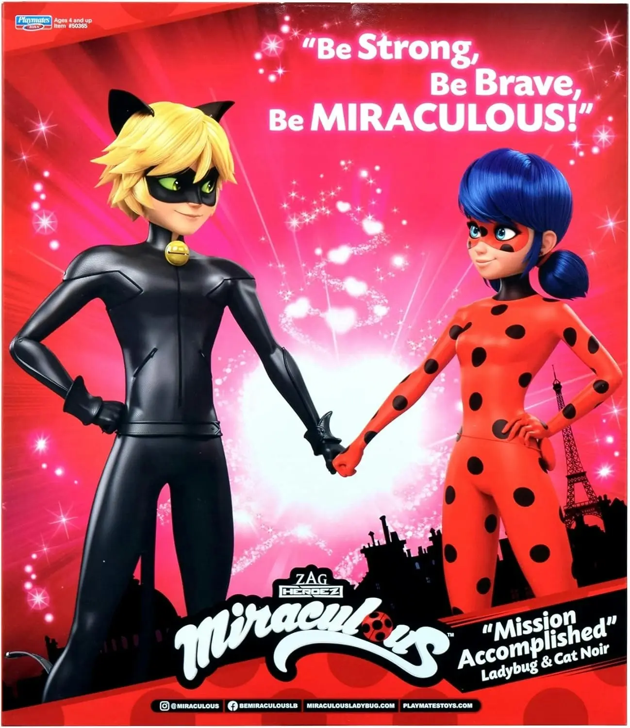 Playmates Toys Miraculous Ladybug 2-Pack Action Figures