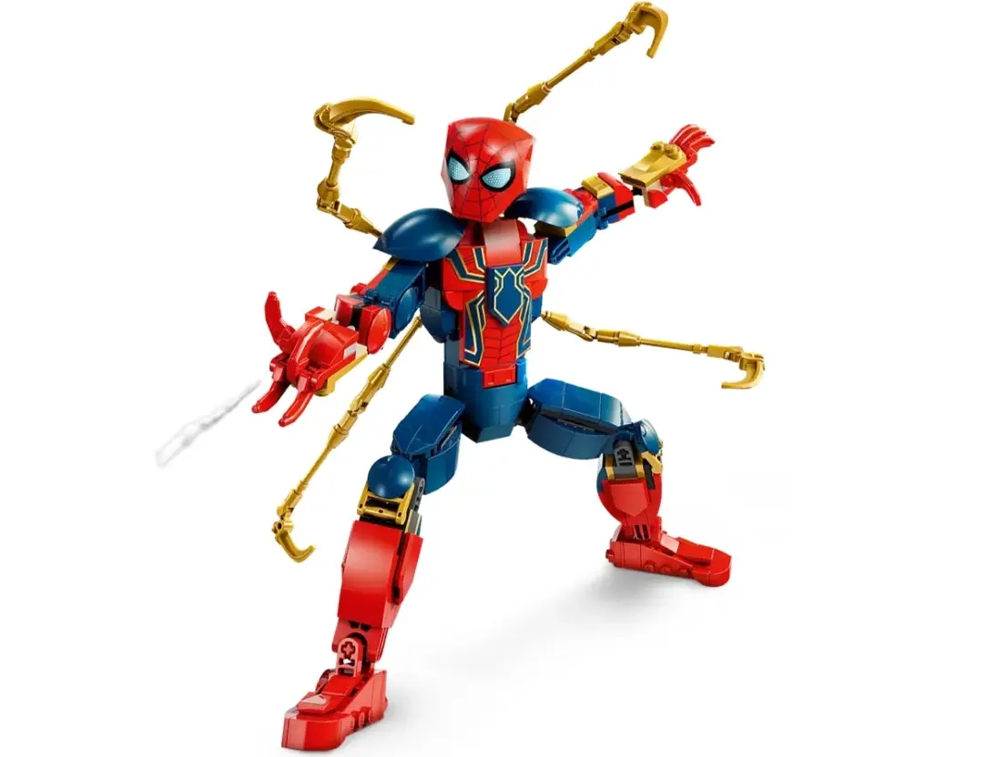 LEGO Marvel Iron Spider-Man Construction Figure 76298