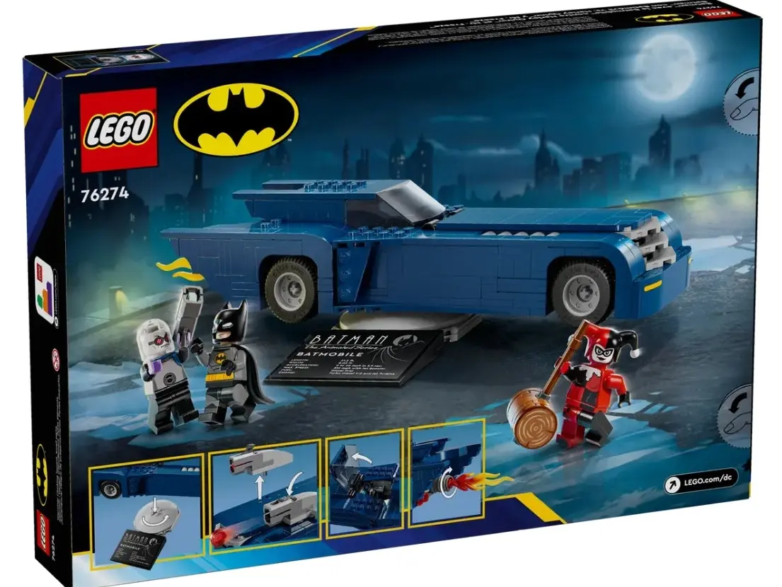 LEGO DC Batman with the Batmobile vs. Harley Quinn and Mr. Freeze 76274