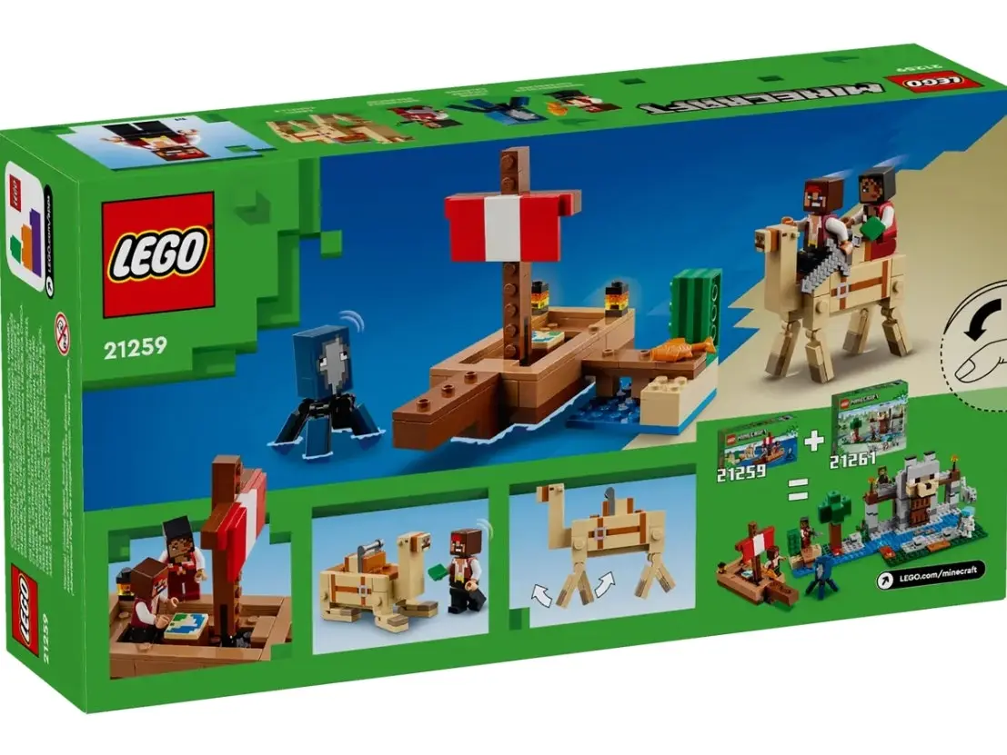 LEGO Minecraft The Pirate Ship Voyage 21259