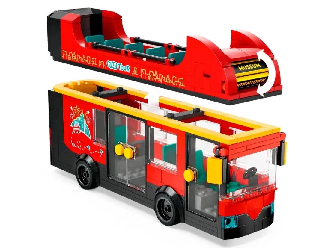 LEGO City Red Double-Decker Sightseeing Bus 60407