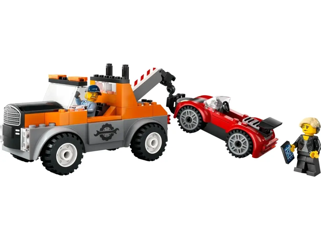 LEGO City Tow Truck and Sports Car Repair 60435