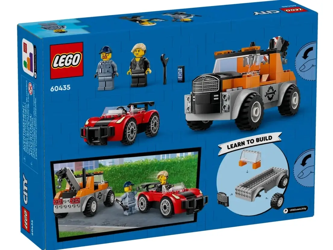 LEGO City Tow Truck and Sports Car Repair 60435