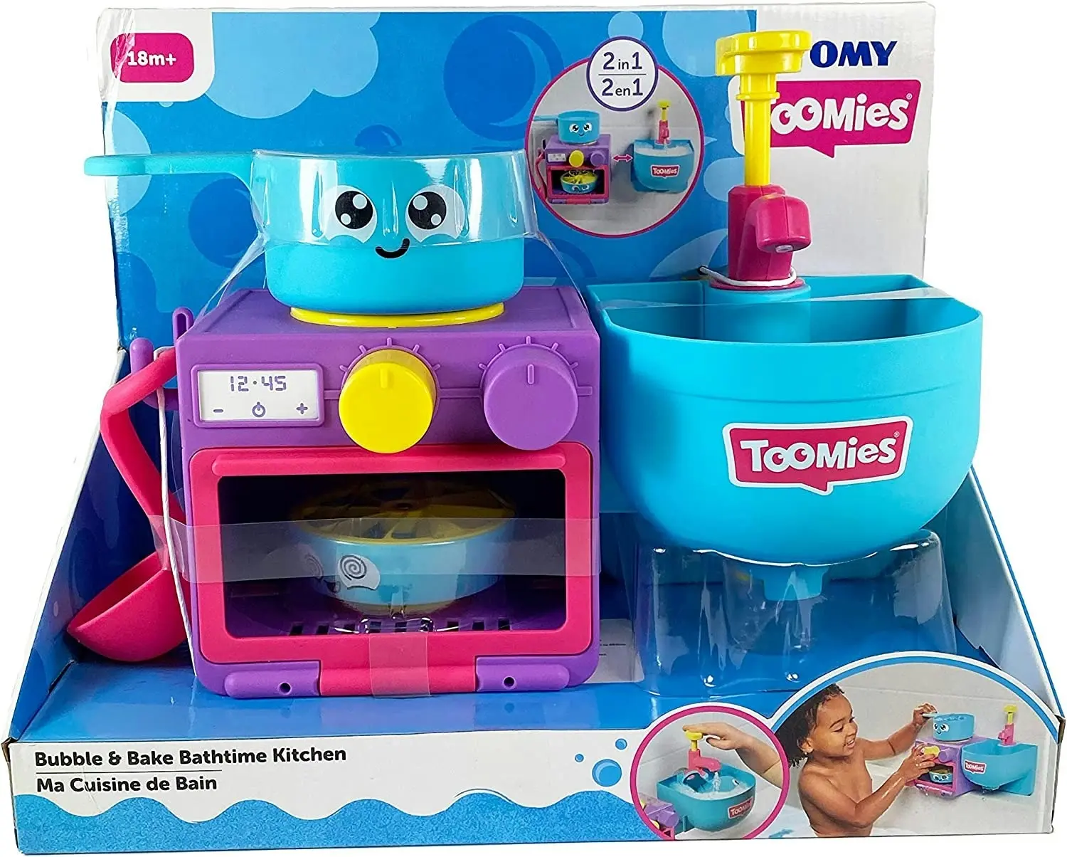 TOMY Toomies Bubble and Bake Bathtime Kitchen