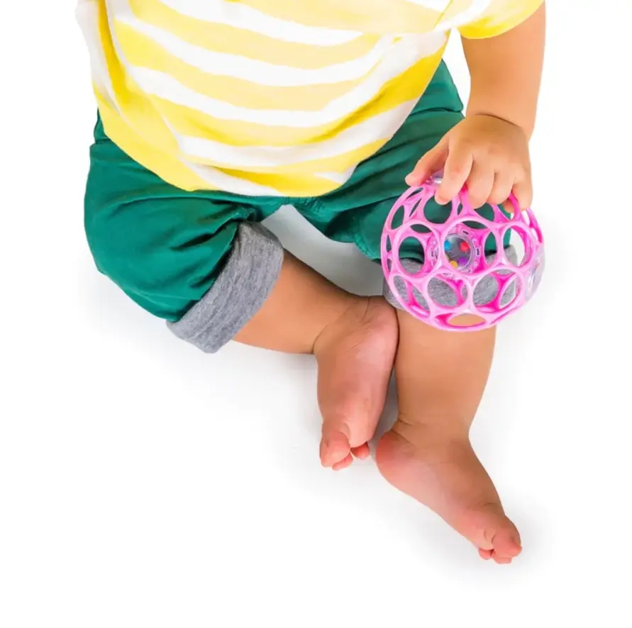 Oball Easy Grasp Rattle Toy - Pink