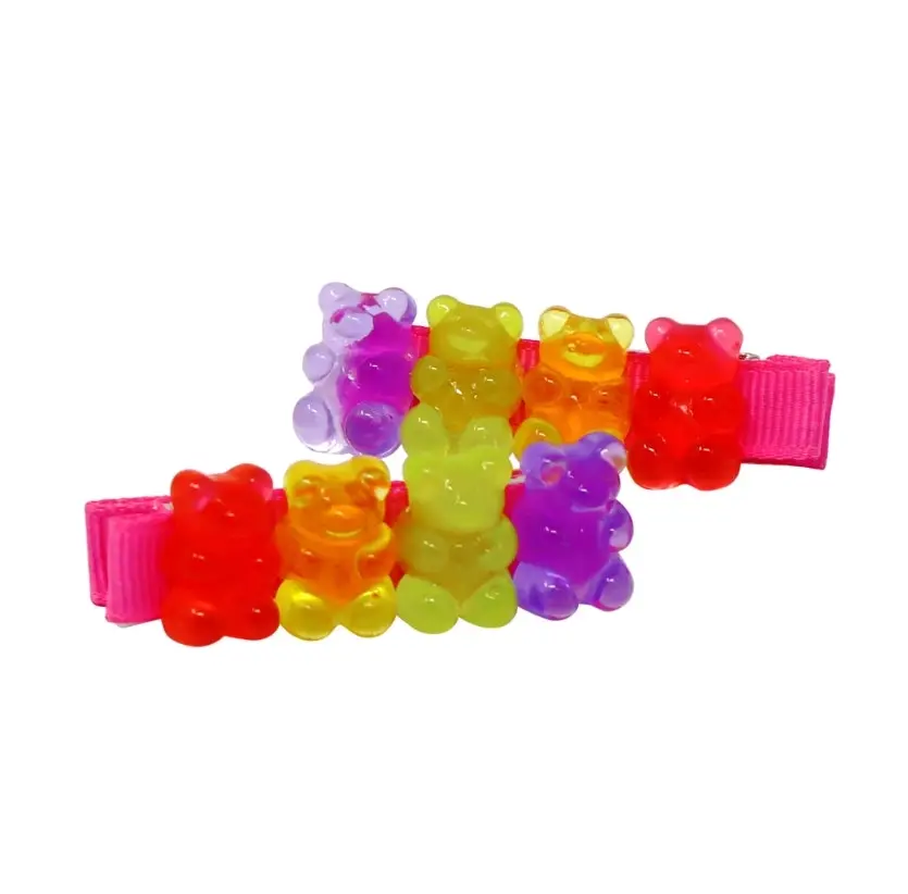 Gummy Bear Hair Clips