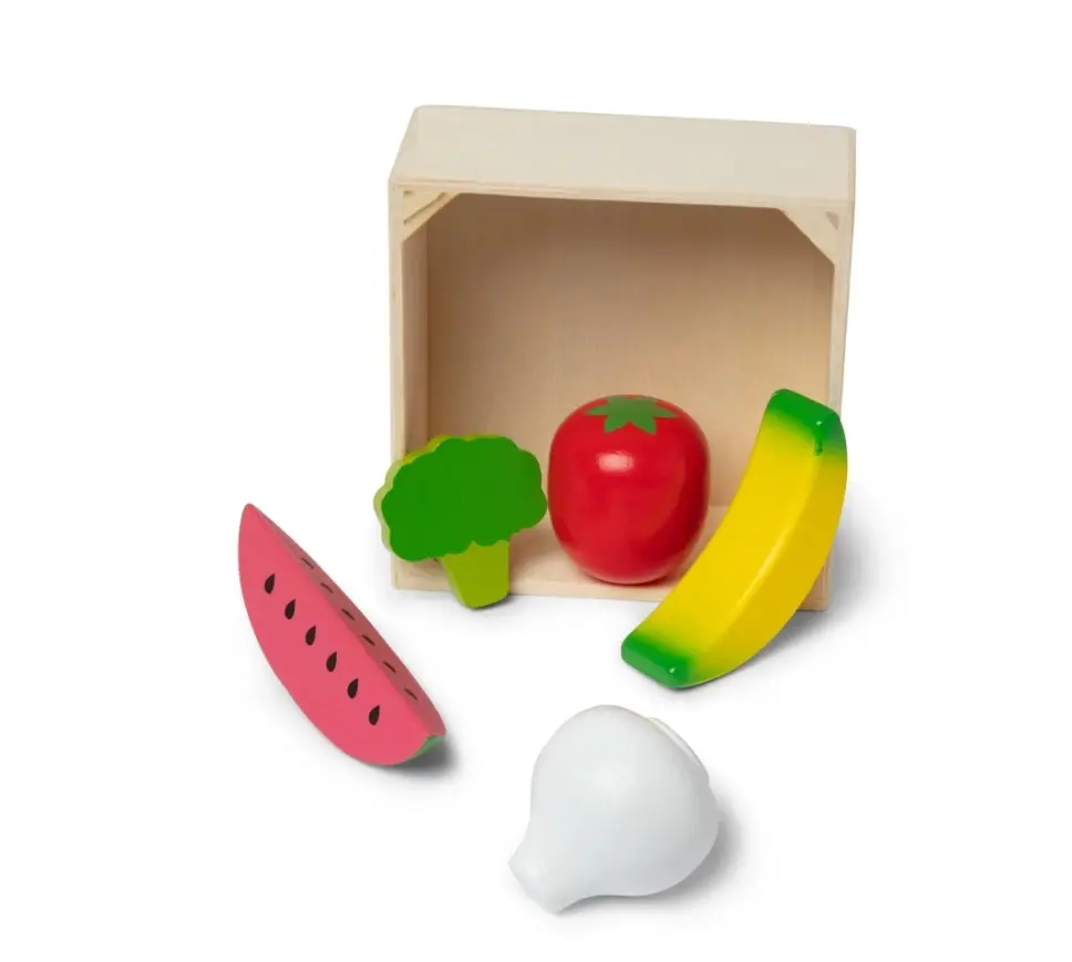 Melissa & Doug Wooden Food Groups Play Set - Produce