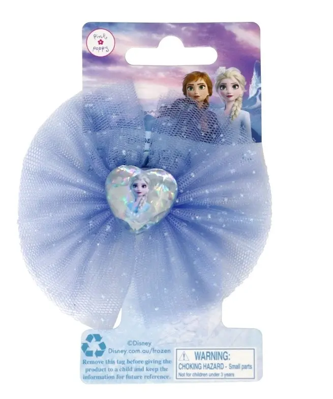 Disney Frozen Elsa Glitter Heart Hair Clips