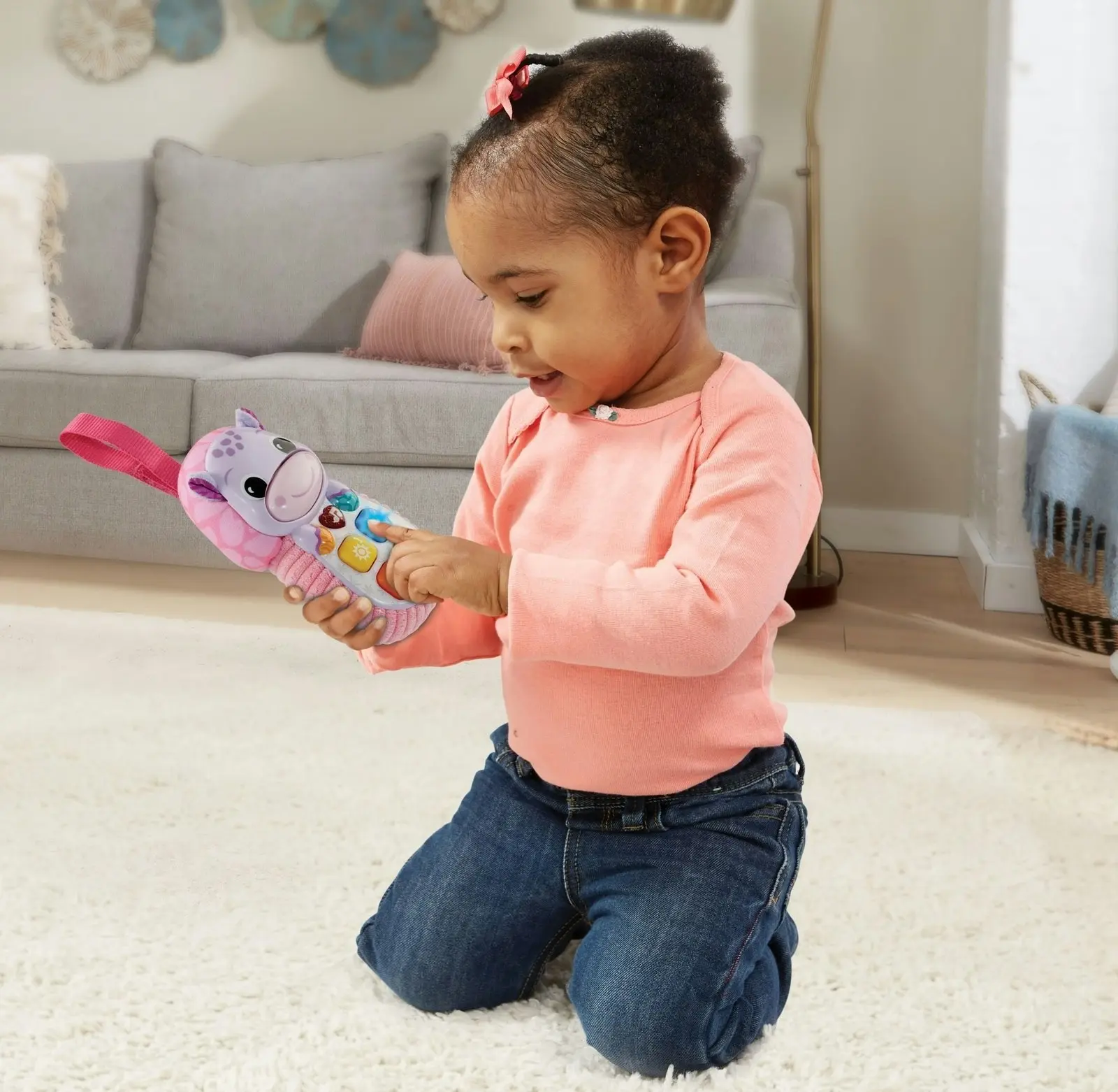 VTech Pink Hello Hippo Phone