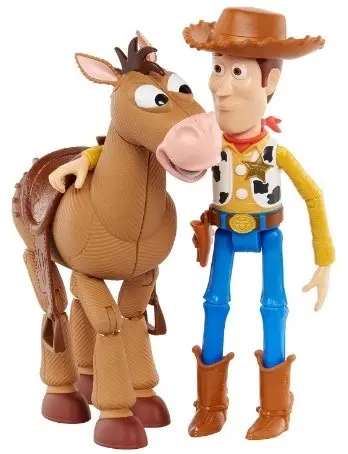 Disney Pixar Toy Story 4 Woody and Bullseye 2-Character Pack