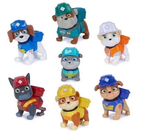 Rubble & Crew Toy Figures Gift Pack with 7 Collectible Action Figures