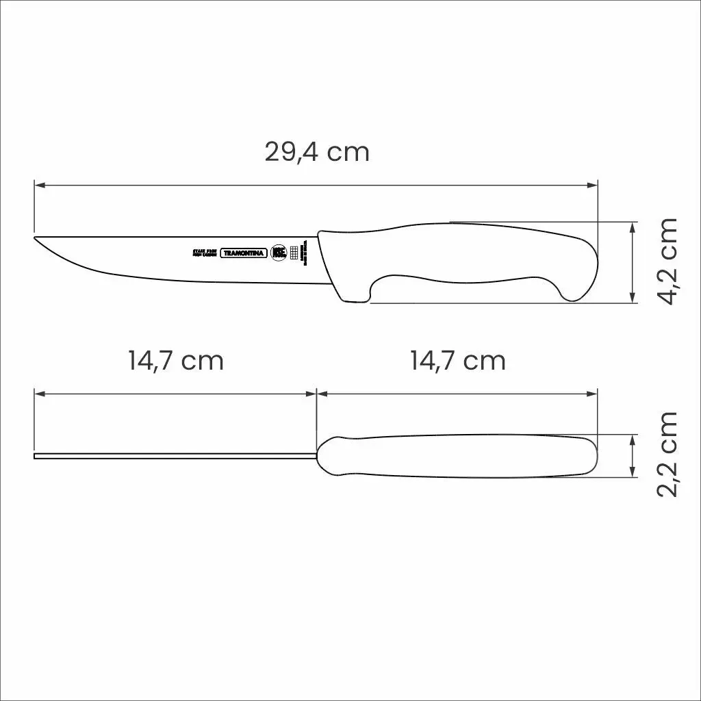 Tramontina Professional Master Black Boning Knife, 6"