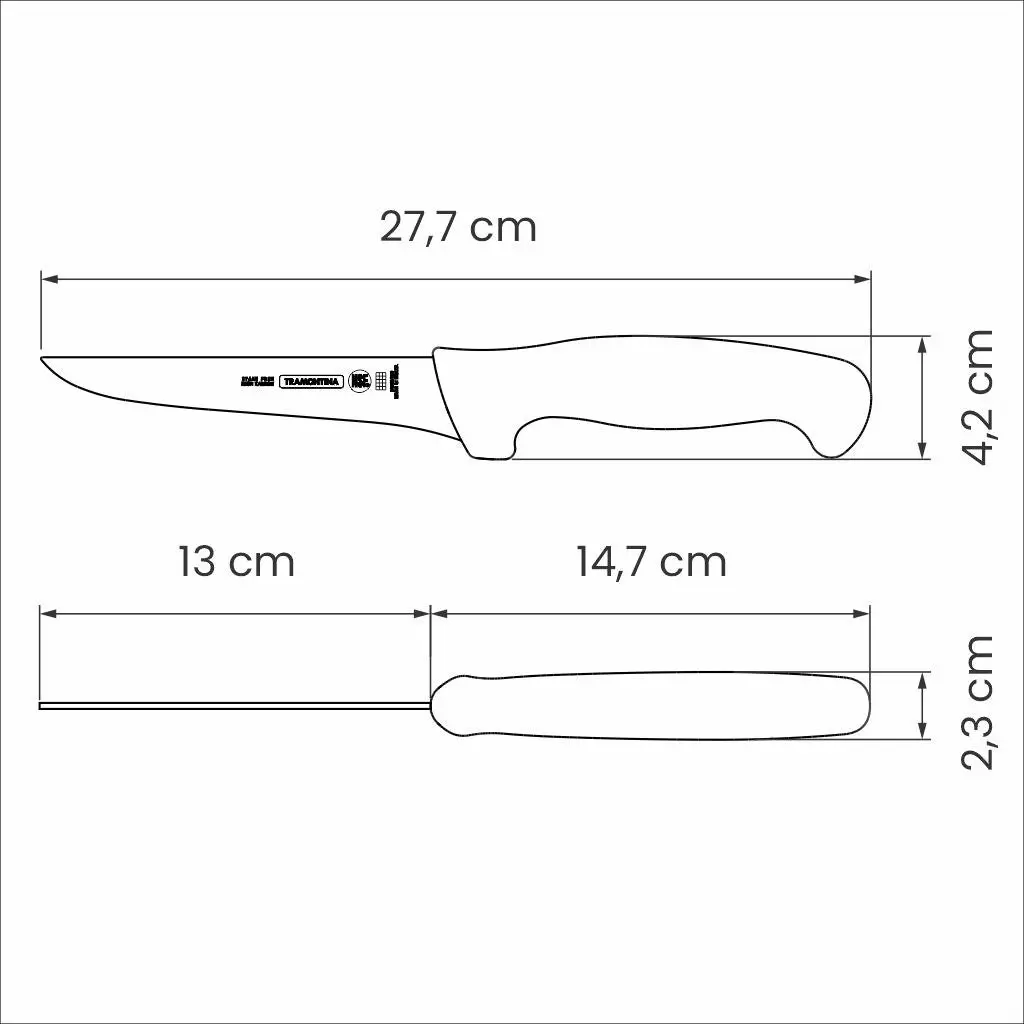 Tramontina Professional Master Black Boning Knife, 5"