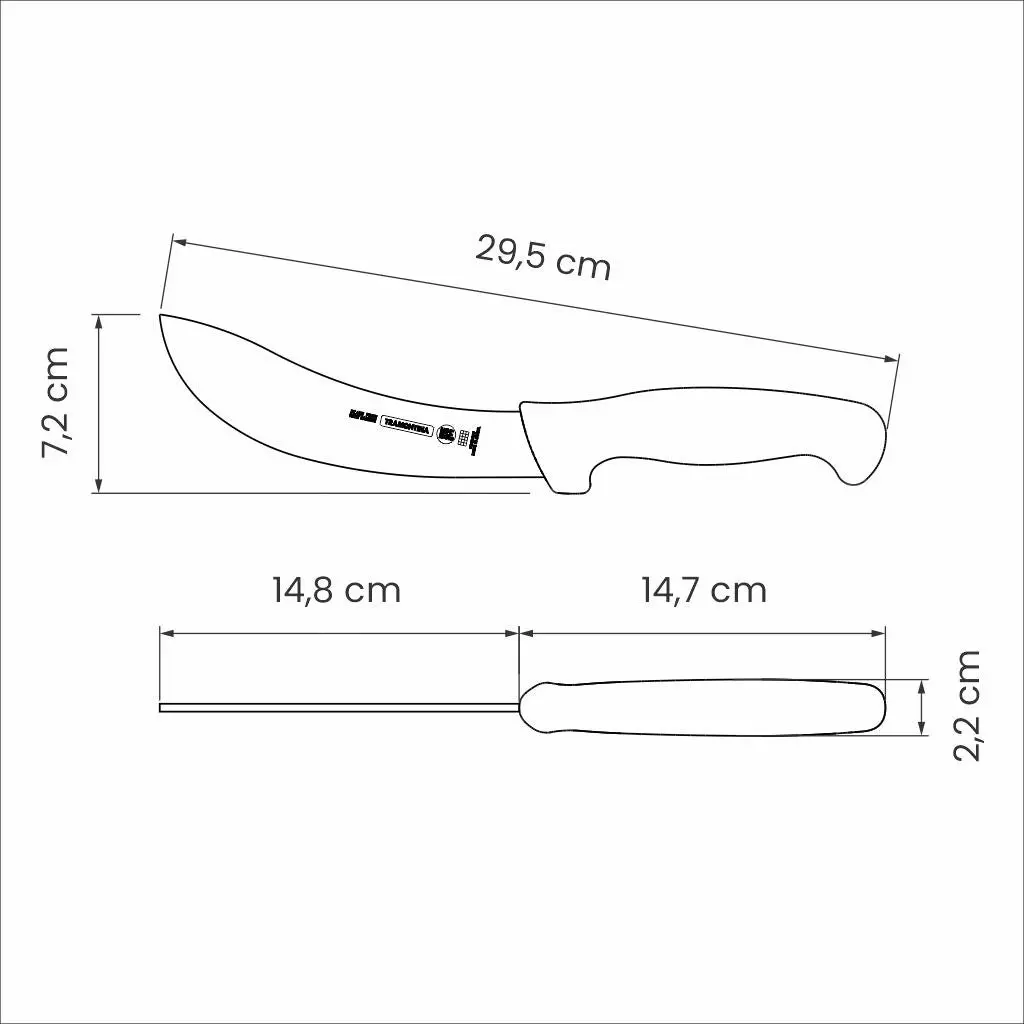 Tramontina Professional Master Black Bloodletting Knife, 6"