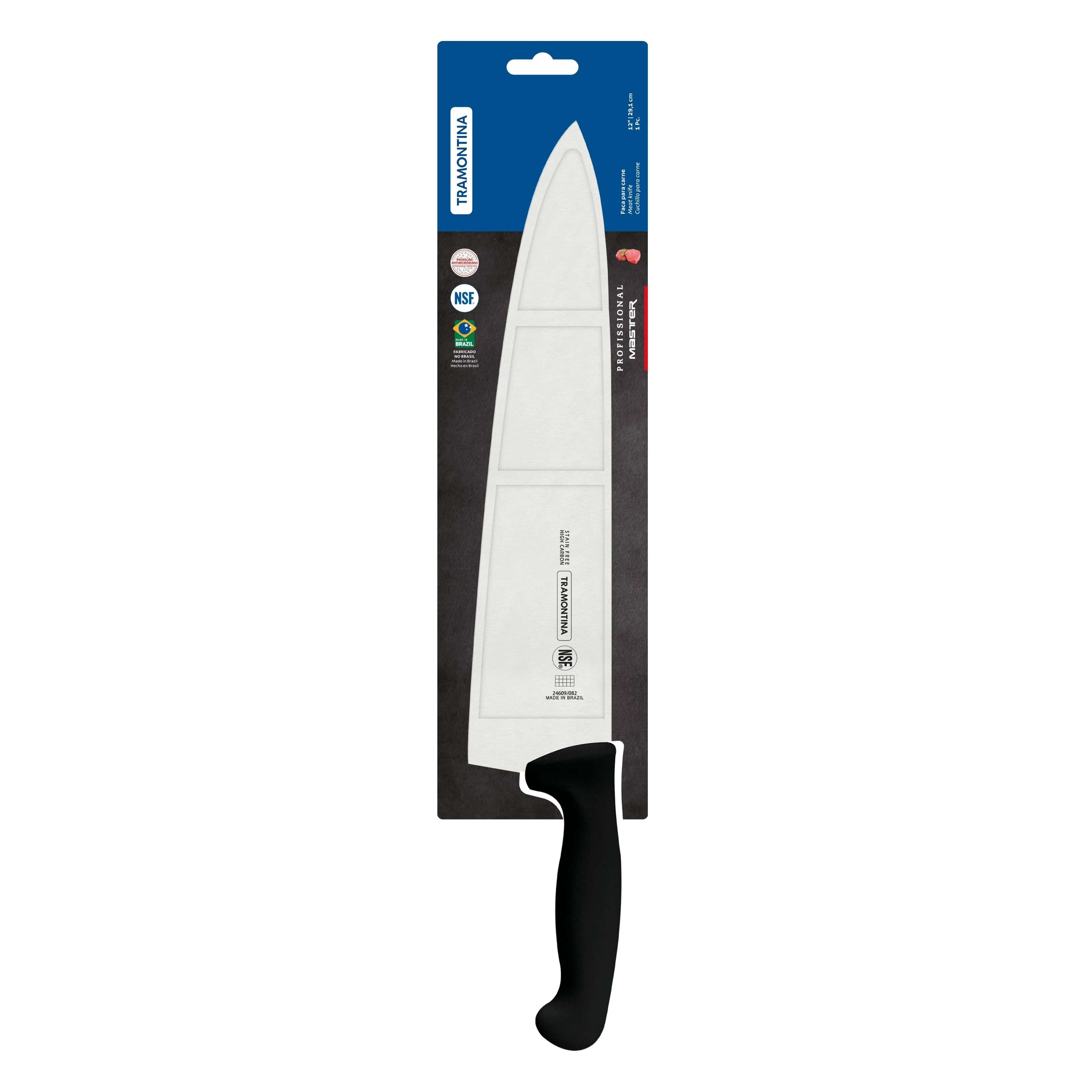 Tramontina Professional Master Black Cooks Knife, 12"