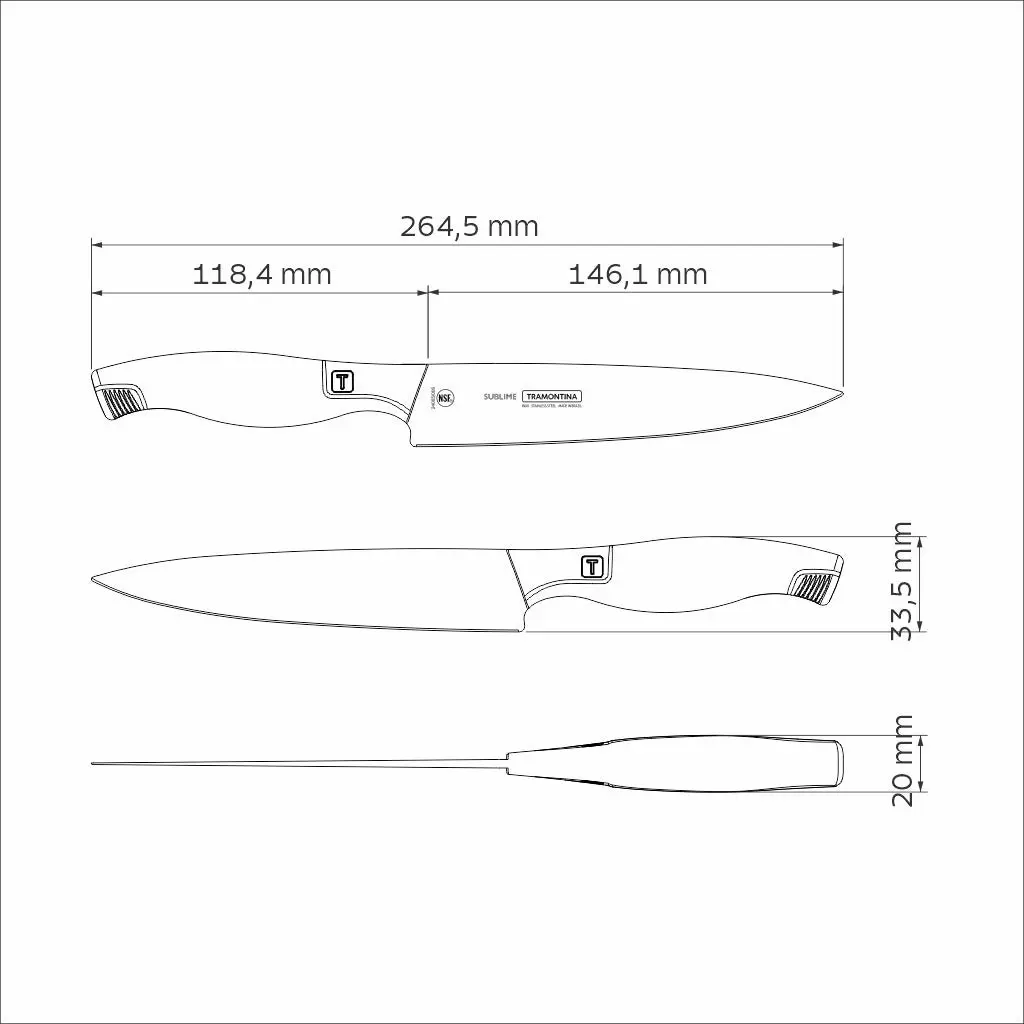 Tramontina Sublime Stainless-Steel Utility Knife 6"