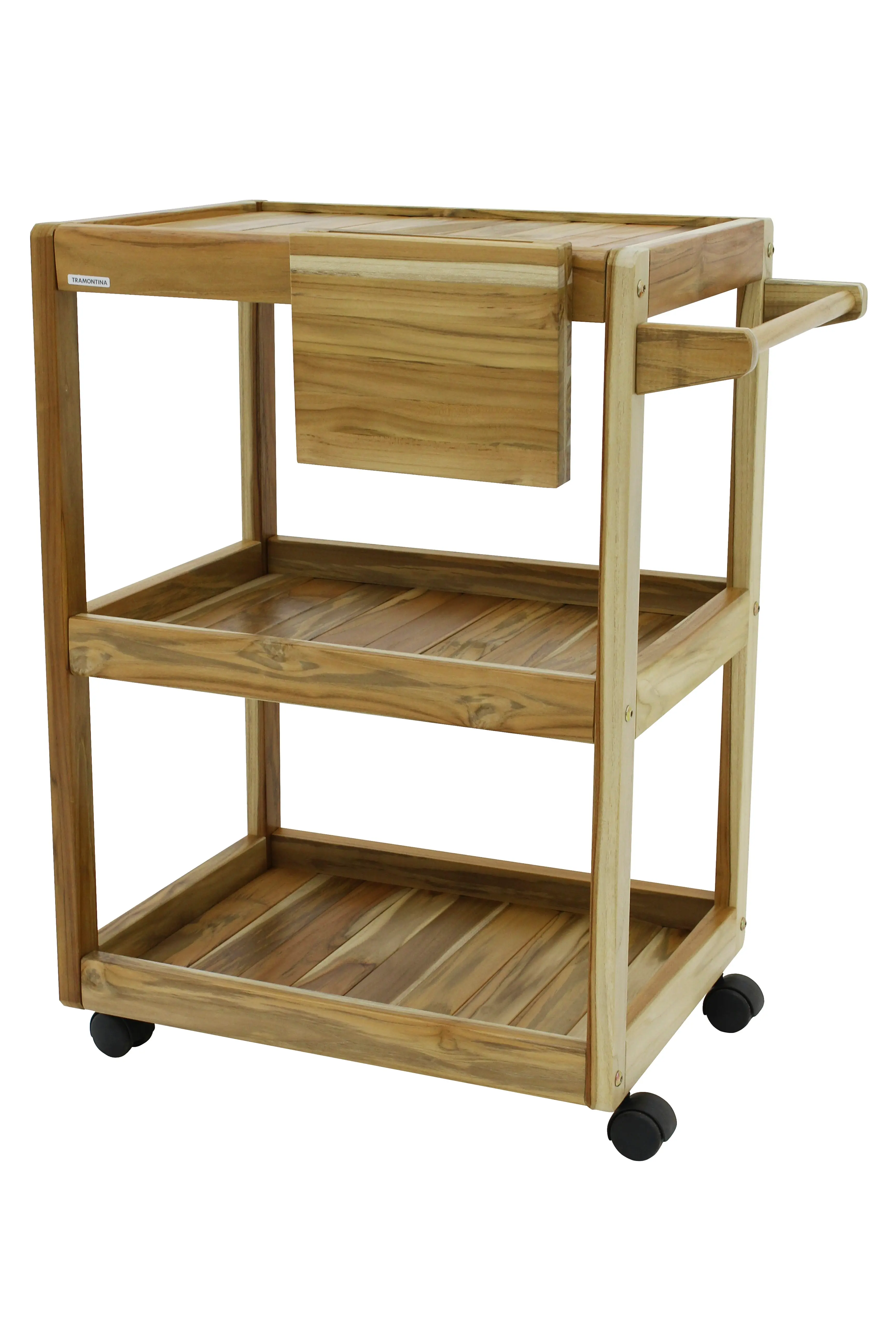 Tramontina Churrasco Serving Trolley in Teak Wood