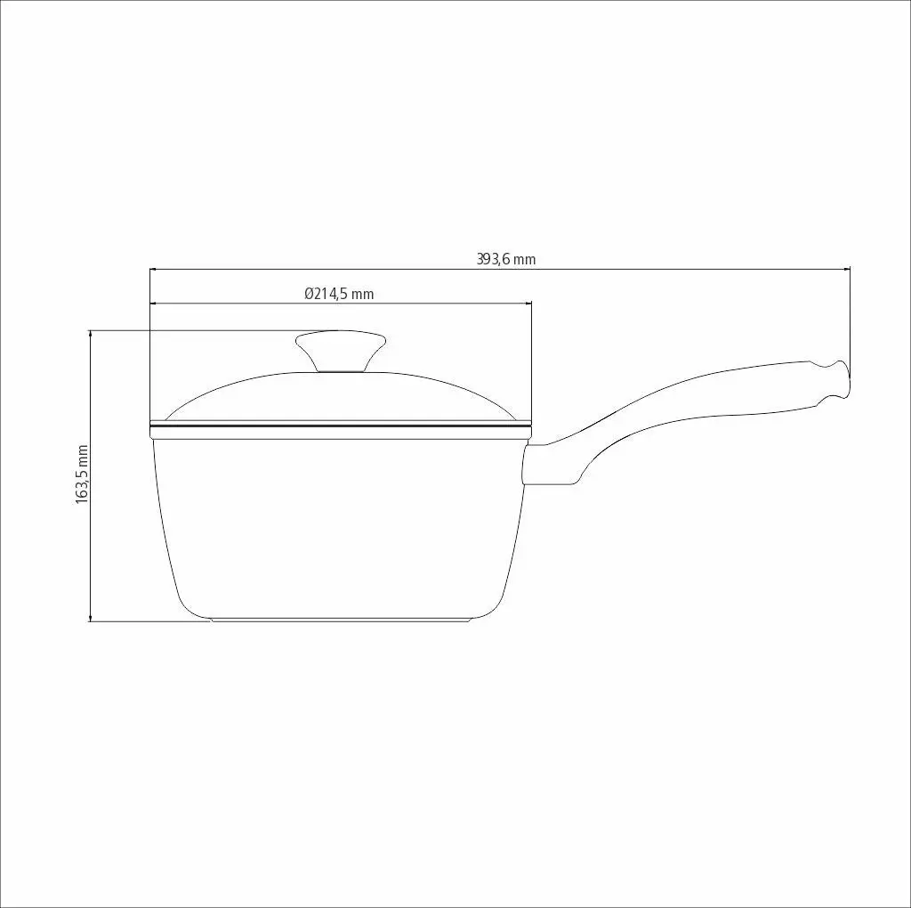 Tramontina Lyon Elemental Blue Forged Aluminum Sauce Pan with Interior and Exterior Starflon High Performance Nonstick Coating 20 cm, 2.8 L